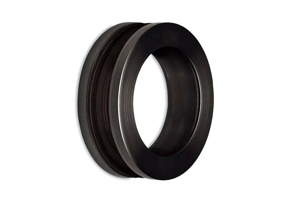 Griffmuschel, rund offen Ø 60/38 mm V2A verschraubt, 8–12 mm Glas, Ansicht 4