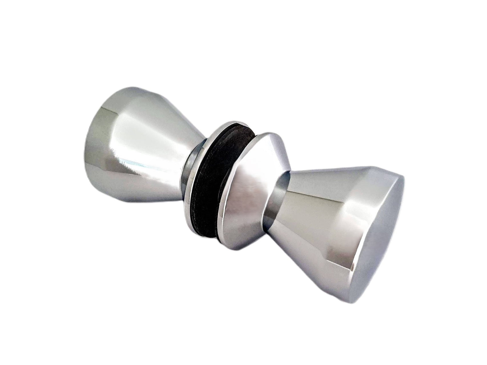 Dusch-Türgriff Kegelform – Messing verchromt, 6-8 mm Glas, ergonomisch – Art.Nr. 0510