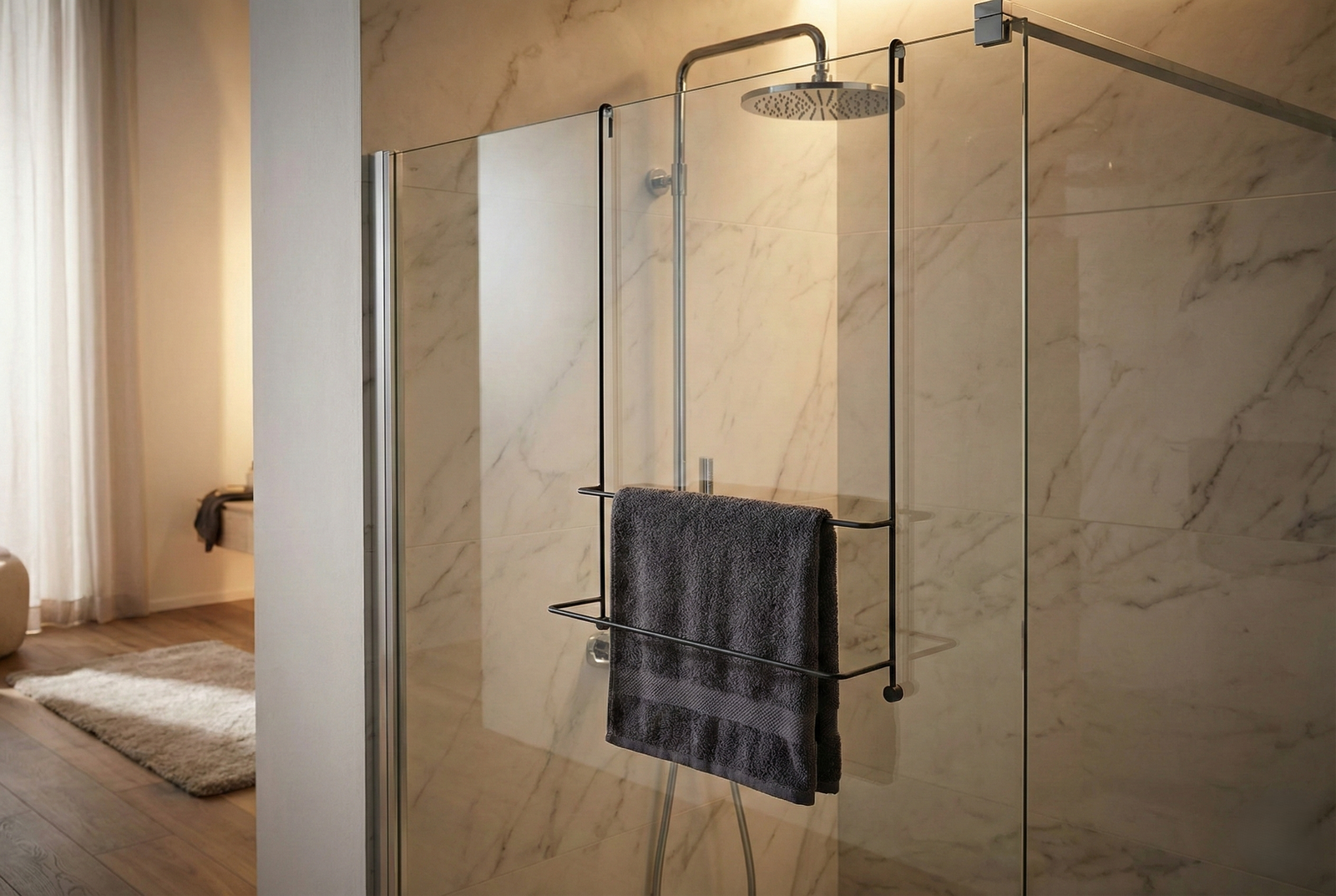 Giese Server Badetuchhalter – Stilvoller Komfort ohne Bohren