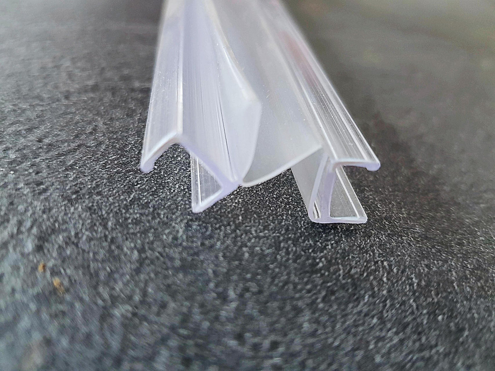 Ziehharmonika-Dichtung für Glas-Glas-Verbindungen, flexibel bis ca. 35 mm ziehbar