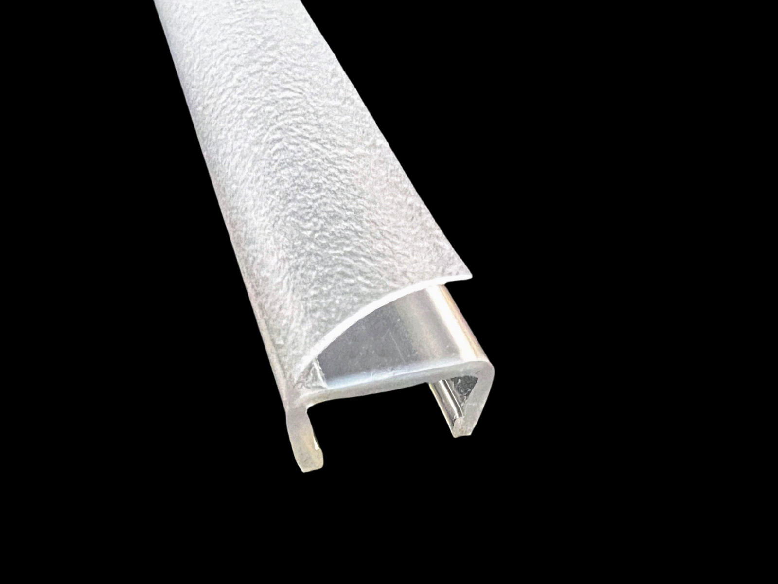 Spaltdichtung mit offener Ballondichtung – Für 6 oder 8 mm Glas, Lücken 2-6 mm, Art.Nr. 5120/5130