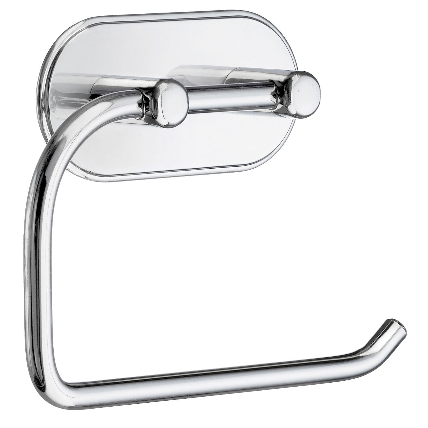 Selbstklebender Design-Toilettenpapierhalter, Edelstahl verchromt