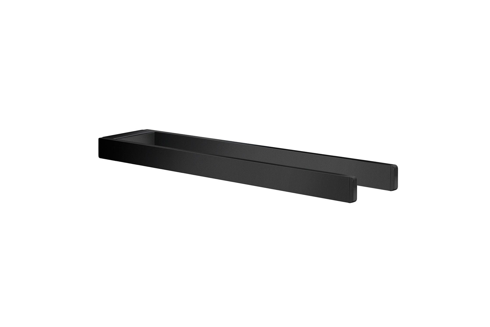 OUTLINE Handtuchstange doppelt Schwarz matt