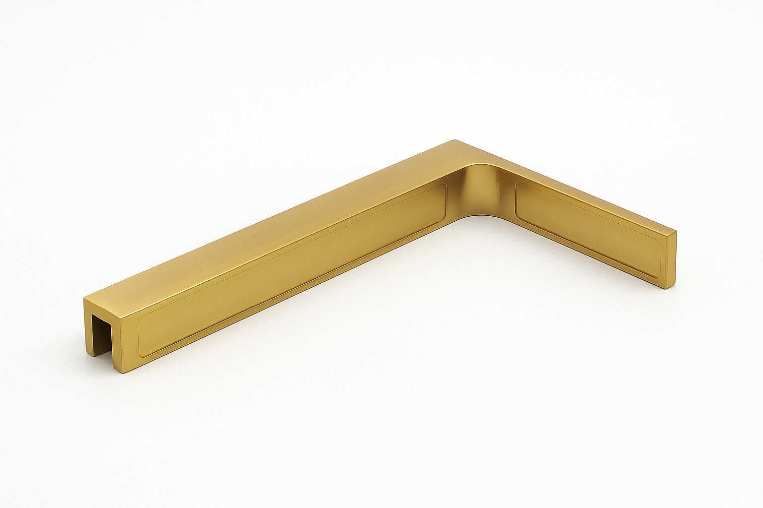 90° Stabilisierungswinkel 220 mm – für freistehende Glaswände ohne Glasbohrung