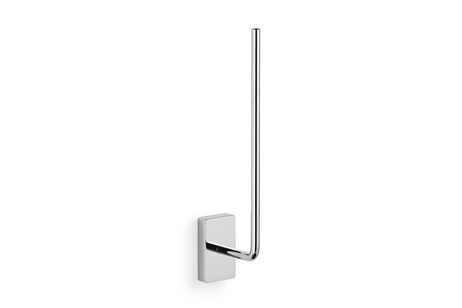 Ersatzpapierhalter senkrecht für zwei Toilettenrollen, Chrom glänzend