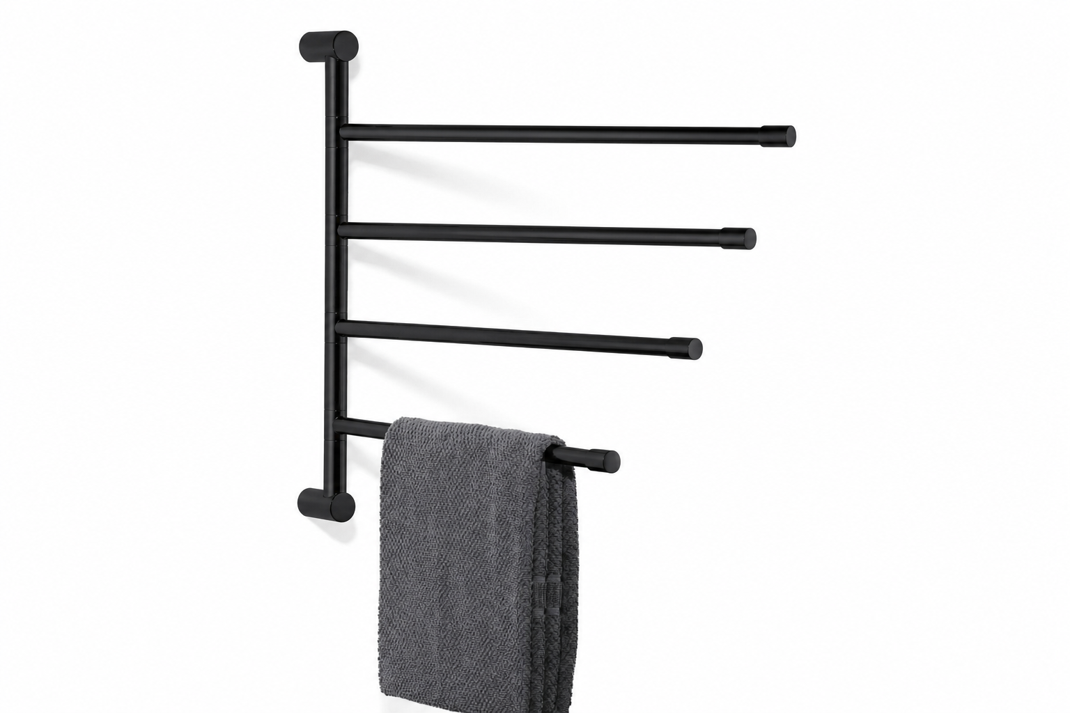 Giese Provider Handtuchhalter, Schwarz matt