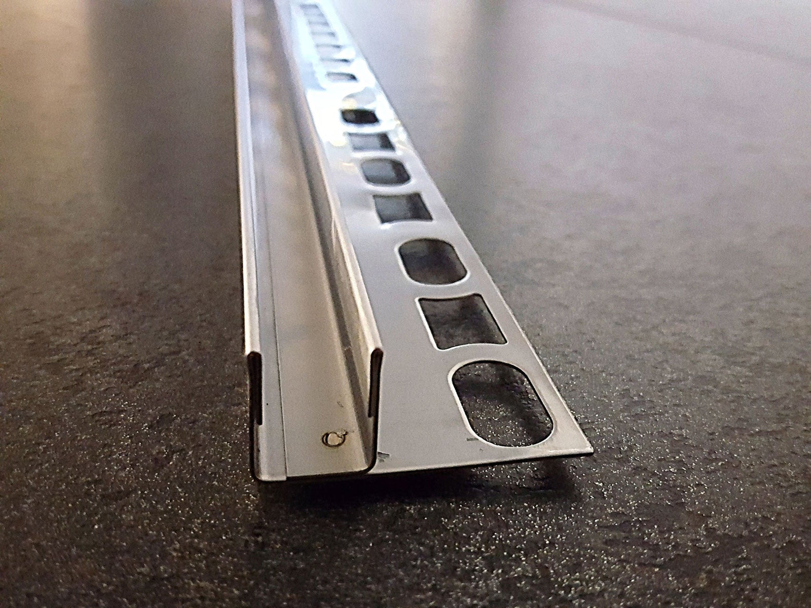 Fliesen-U-Winkelprofil; Edelstahl gebürstet; Typ PP-GPS2, Art.Nr. 31543