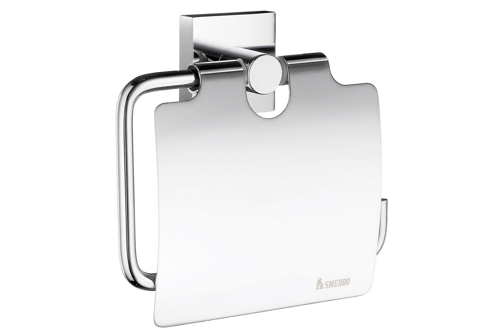 HOUSE Toilettenpapierhalter mit Deckel, Oberfläche Chrom poliert
