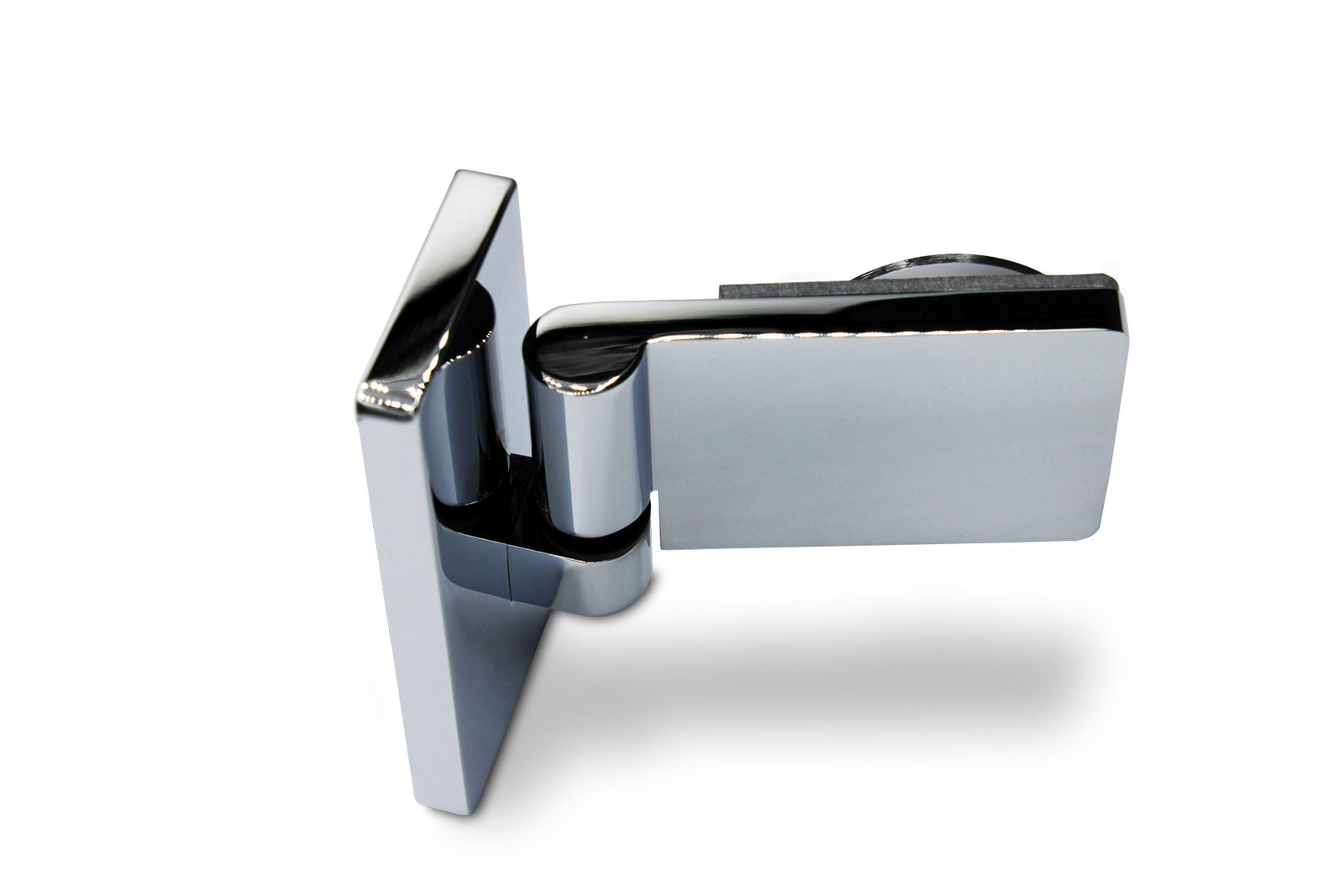 Hebe-Senk-Duschtuerscharnier Glas-Wand 90 Grad DIN links, Chrom poliert glaenzend