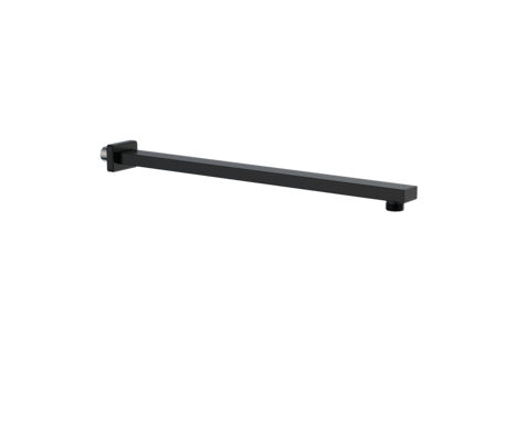 Vigour Wand-Brausearm V4 450 mm eckig schwarz matt