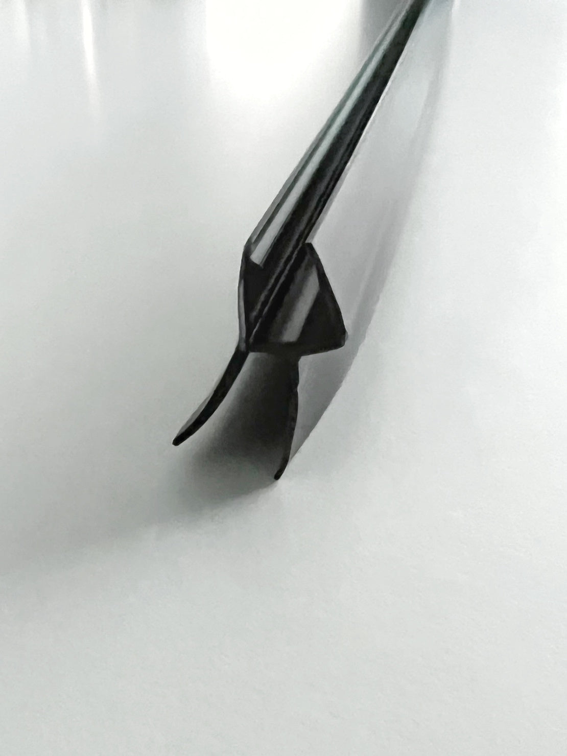 Schwarze Duschdichtung 5103-B – lange Lippe, 17–18 mm Spalt