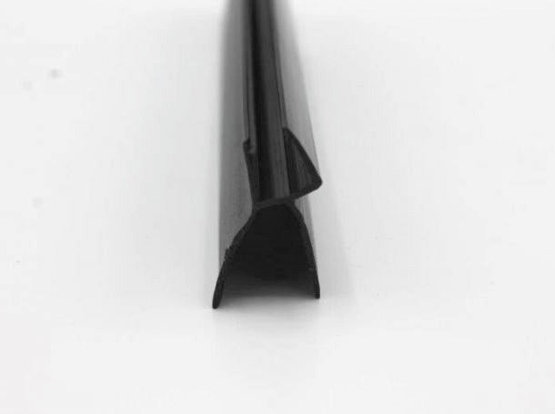 Schwarze Duschdichtung 5103-B – lange Lippe, 17–18 mm Spalt