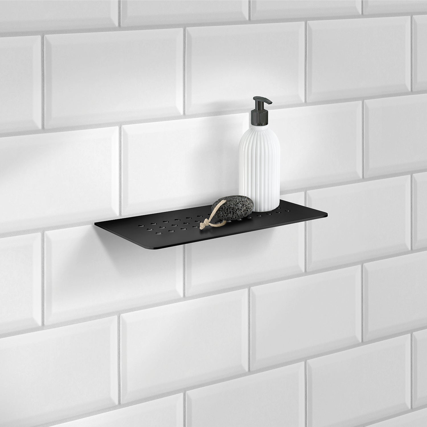 Smedbo Sideline Regal Löcher Schwarz Lifestyle