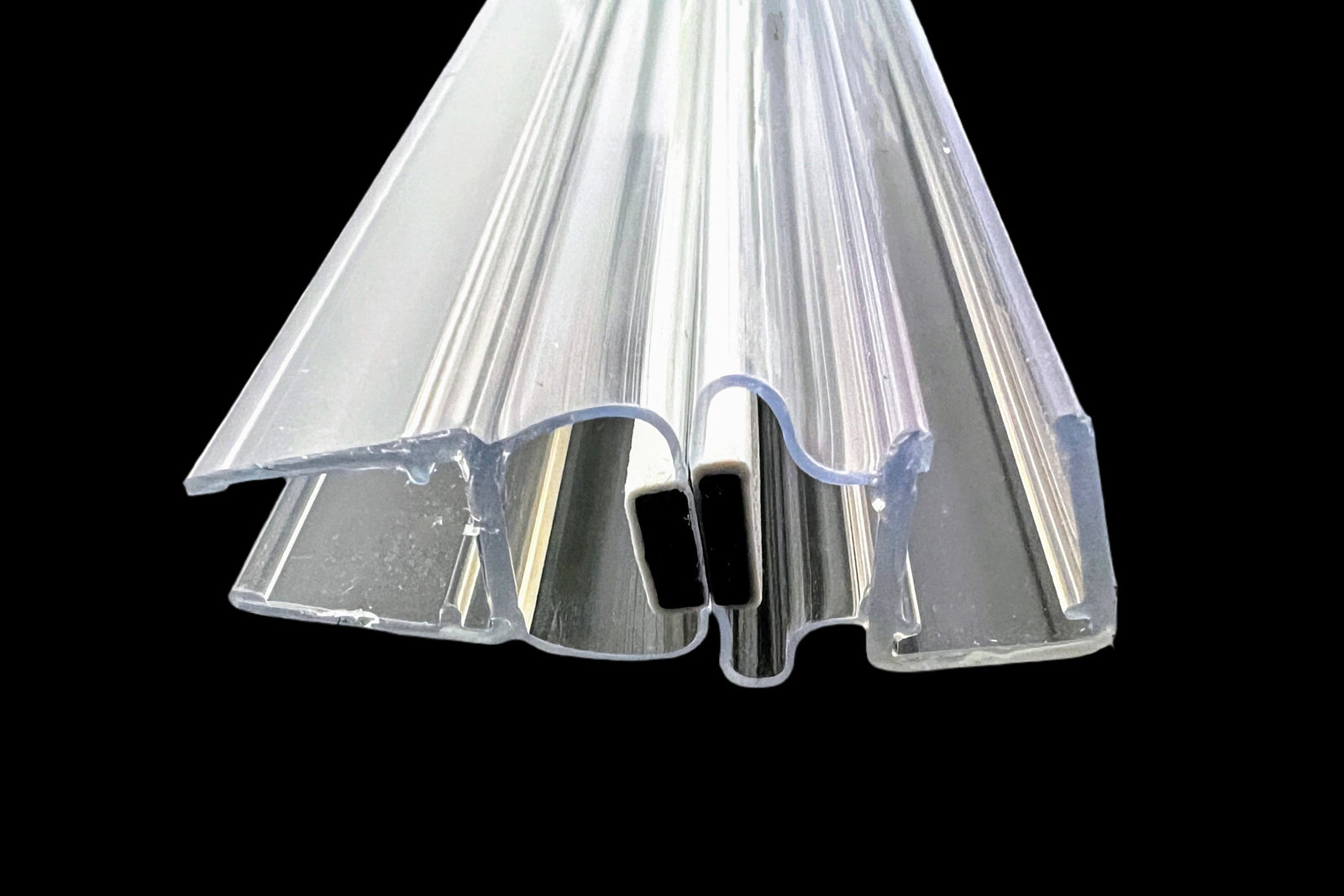 Magnetdichtungspaar 90° für Pendeltüren – Für 6 oder 8 mm Glas – Art.Nr. 6042/6092