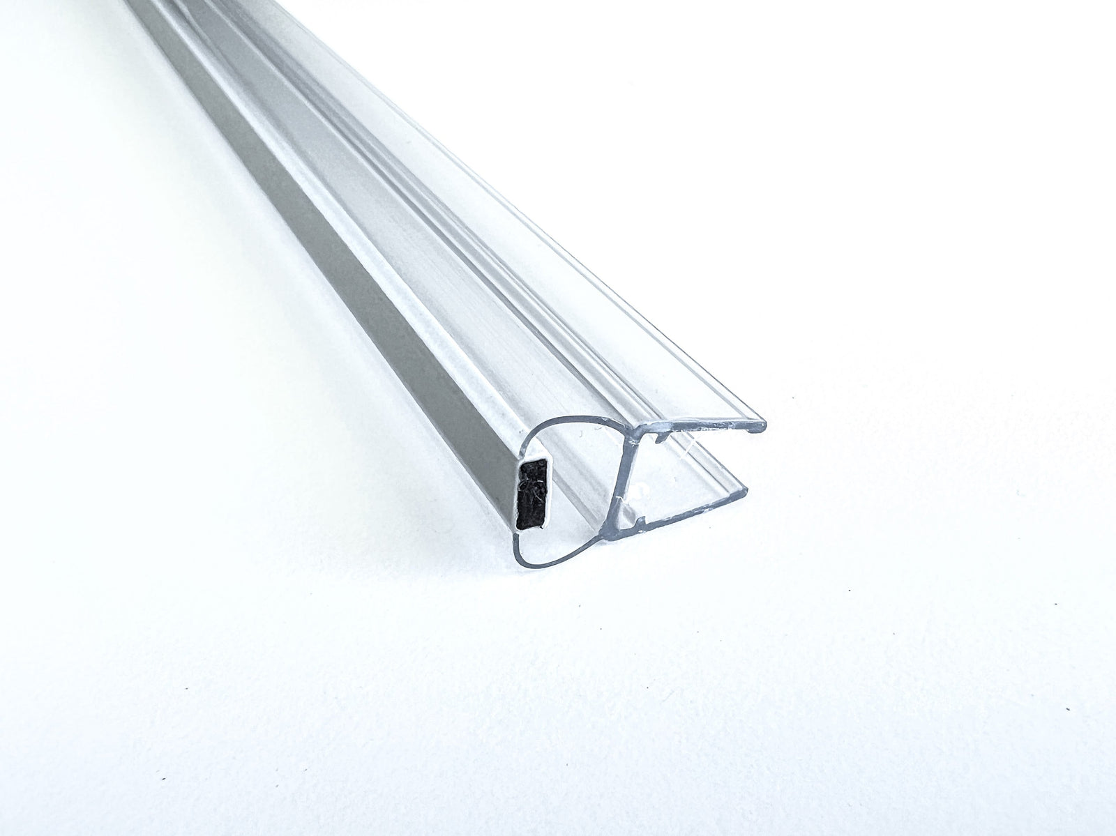 Magnetdichtungspaar 180° mit schmalem Magnetstreifen – Für 6, 8 oder 10 mm Glas – Art.Nr. 6092