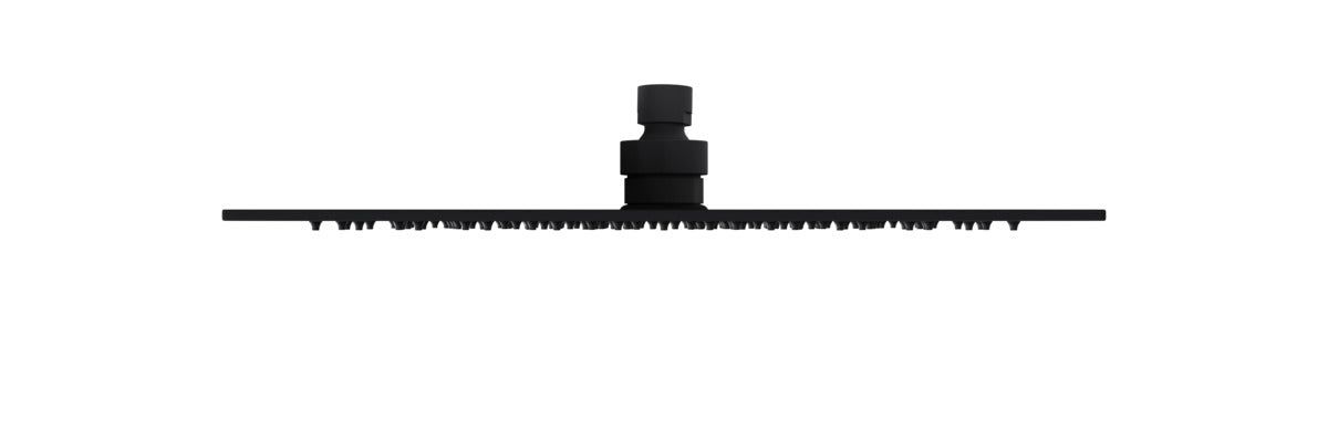 Vigour Kopfbrause V4 310 mm eckig Schwarz matt