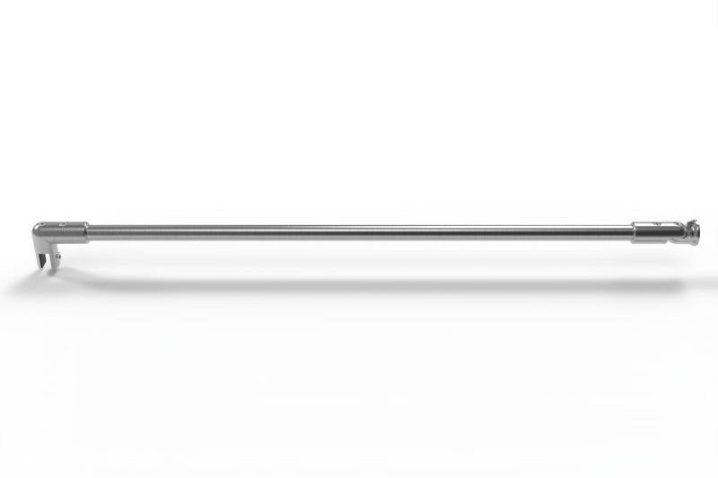 Stabistange 8744ZN – rund Glas-Wand, 5 PVD-Farben für Walk-in