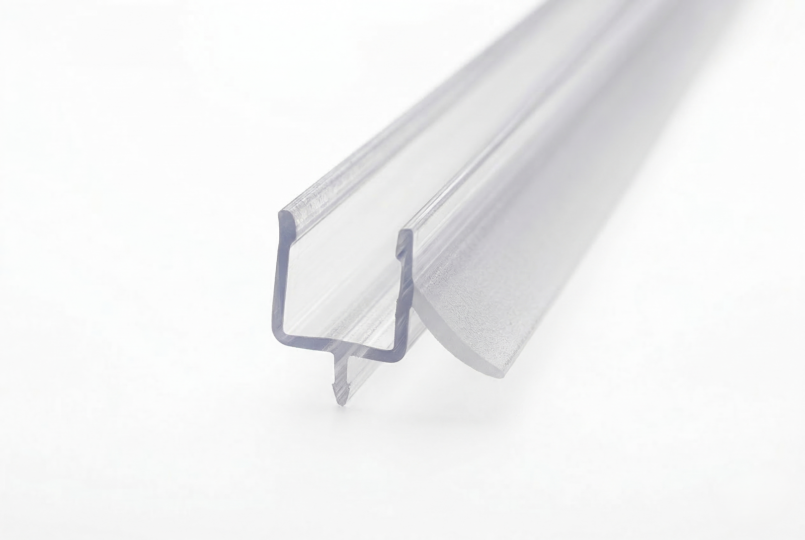 Duschdichtung 8879 – kurze Abtropfleiste & Lippe, 4 mm Spalt
