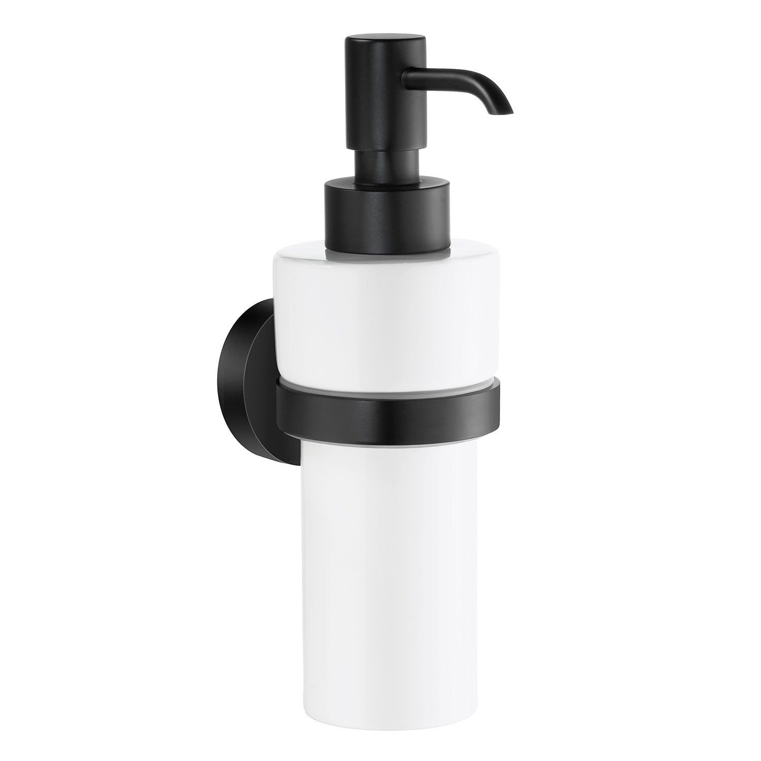 Seifenspender Porzellan 200 ml, Schwarz, Art.Nr. HB369P