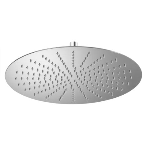 Runde Regenbrause aus poliertem Edelstahl, extraflach 2 mm, 400 mm