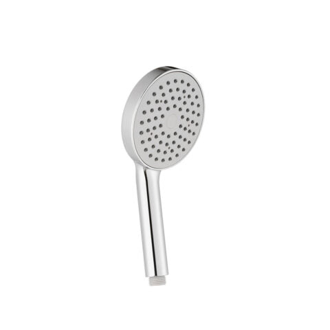 Handbrause 1-fach mit großem Brausekopf, Kunststoff verchromt