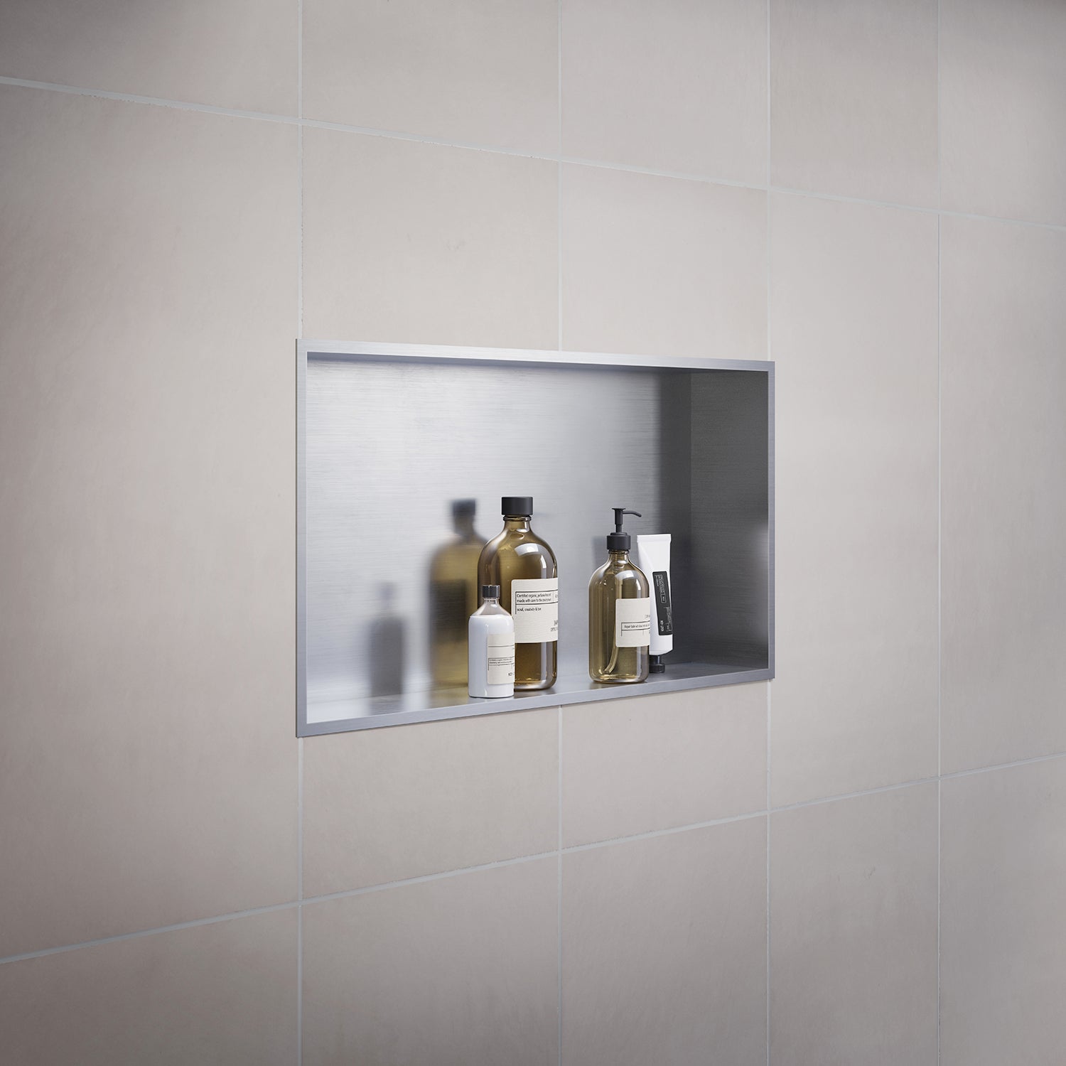 Smedbo Sideline Wandnische 600 mm Edelstahl Lifestyle