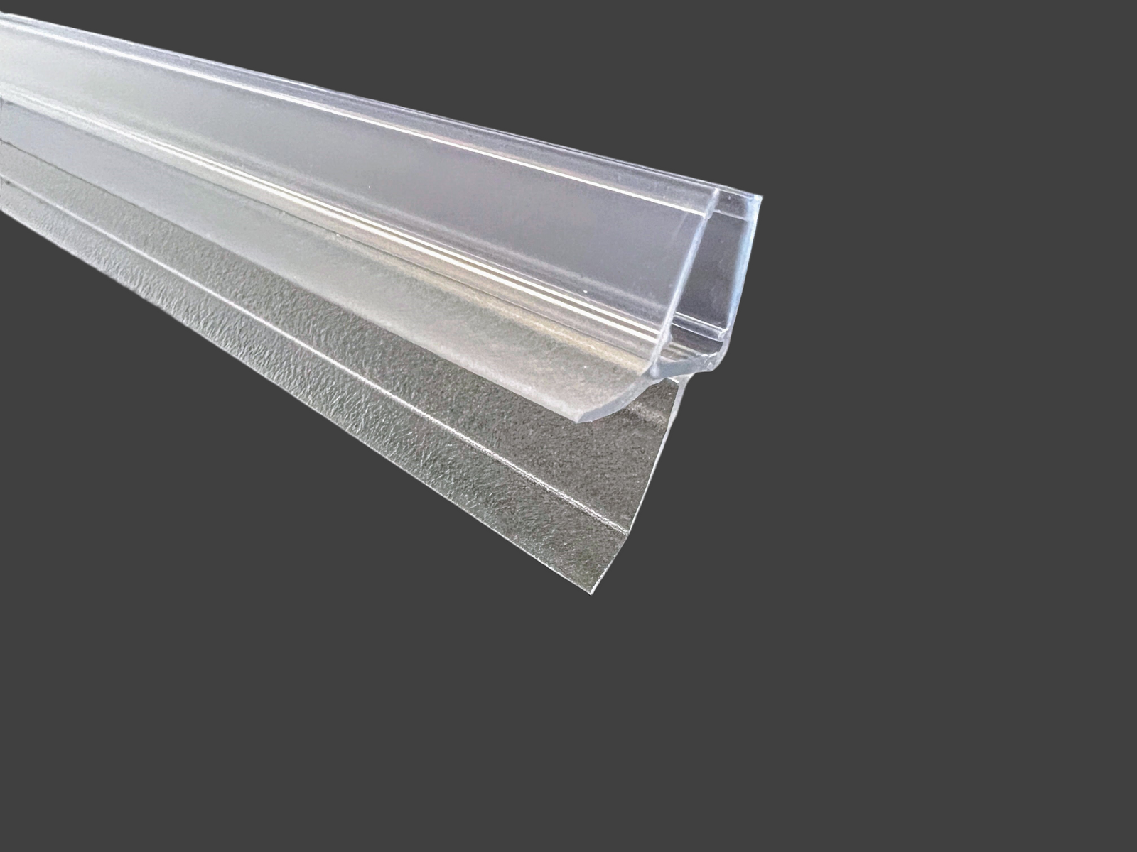 Duschdichtung mit kürzbarer 20 mm Lippe – Für 6 oder 8 mm Glas, Lücken 18-22 mm – Art.Nr. 5104