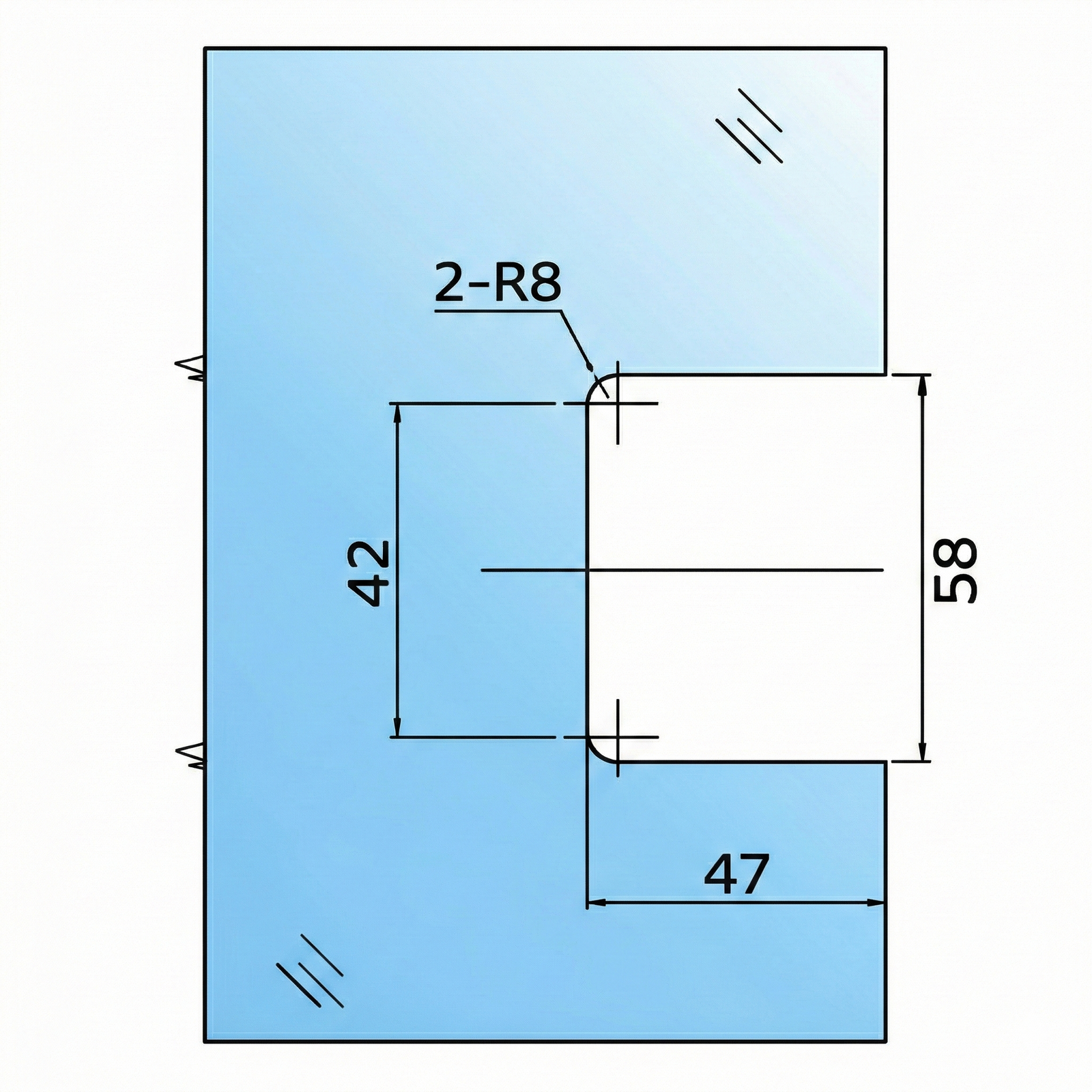 Bellagio Pendeltürband 90° Glas-Wand – 8/10 mm ESG, 50 kg, einstellbar – Art.Nr. BEL344