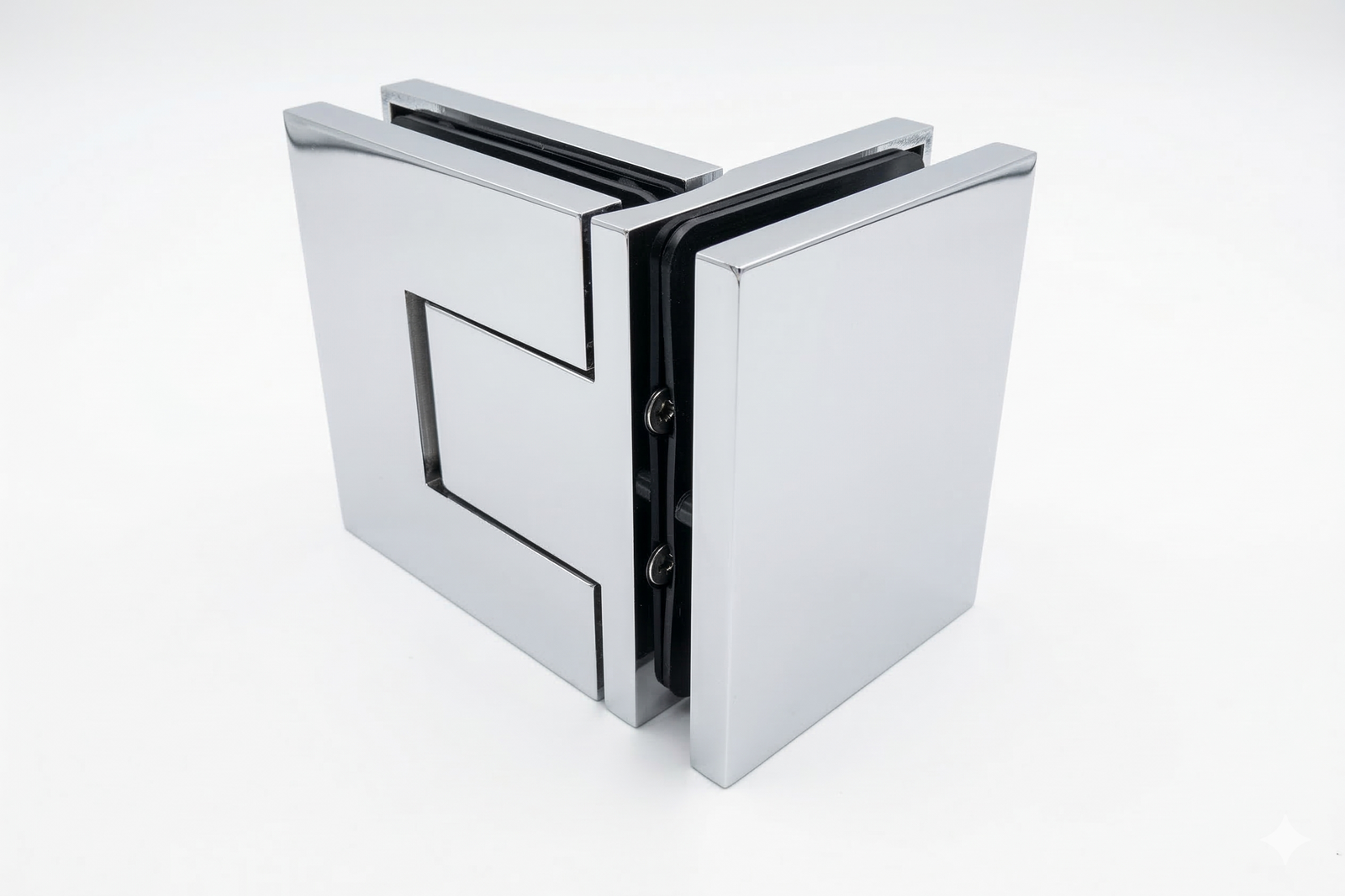 Bellagio Pendeltürband 90° Glas-Glas BEL392 – 50 kg, 8/10 mm ESG, 11 Oberflächen