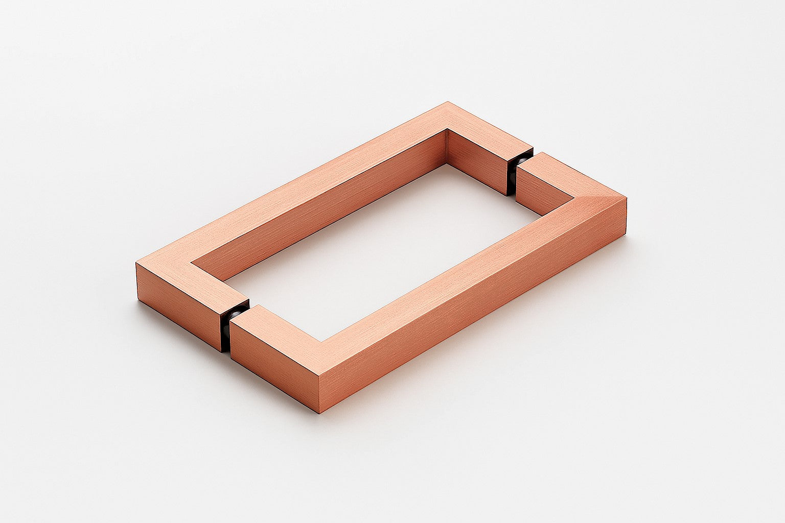 Duschgriff Stangengriff, 19 x 19 mm – Lochabstand 203 mm, Kupfer