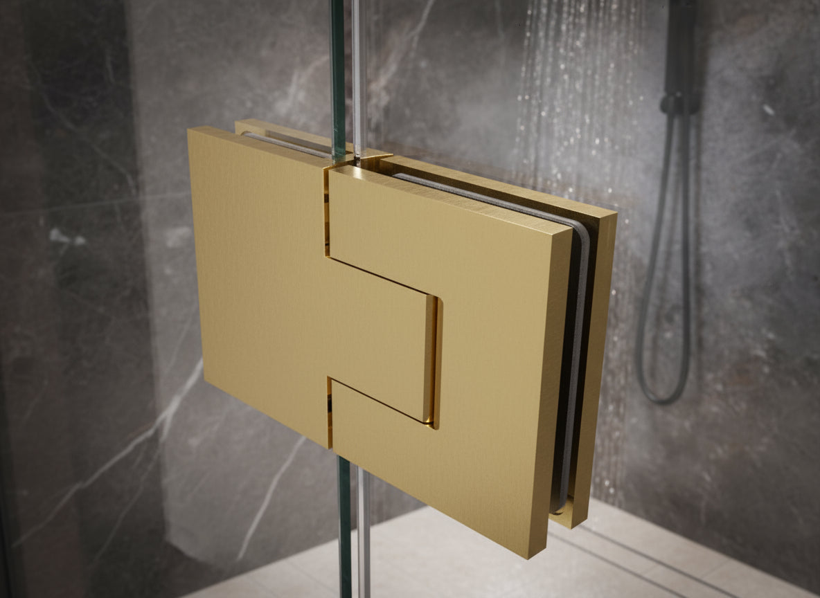 Bellagio Pendeltürband 180° Glas-Glas BEL380 – 50 kg, 8/10 mm ESG, 11 Oberflächen