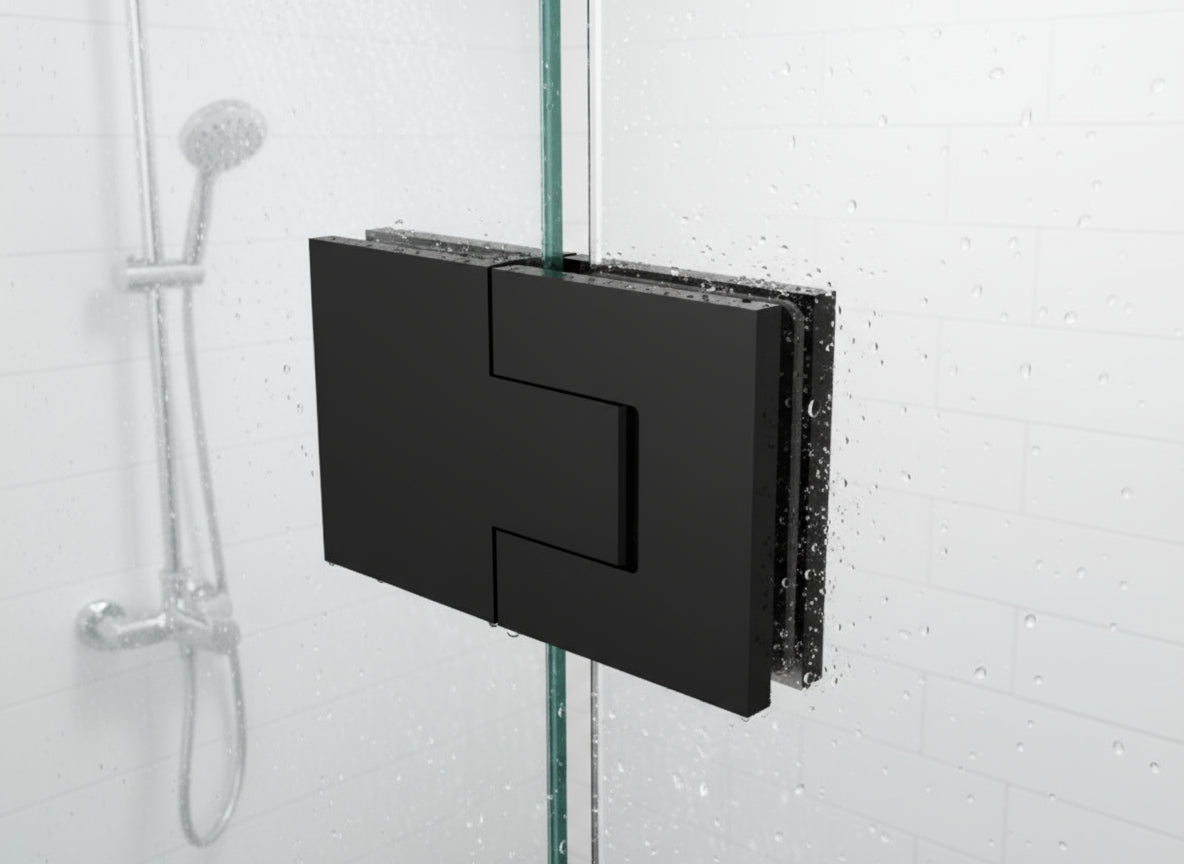 Bellagio Pendeltürband 180° Glas-Glas BEL380 – 50 kg, 8/10 mm ESG, 11 Oberflächen