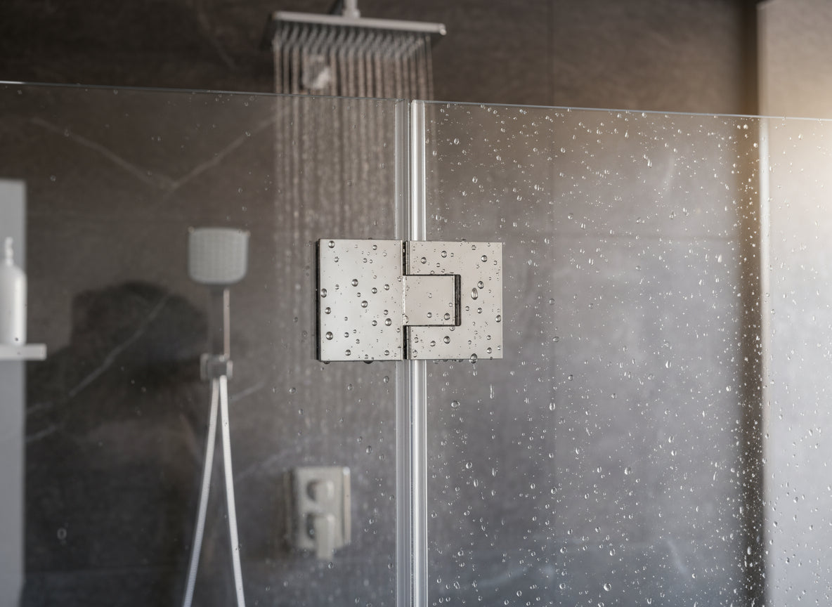 Bellagio Pendeltürband 180° Glas-Glas – 8/10 mm ESG, 50 kg, einstellbar – Art.Nr. BEL380