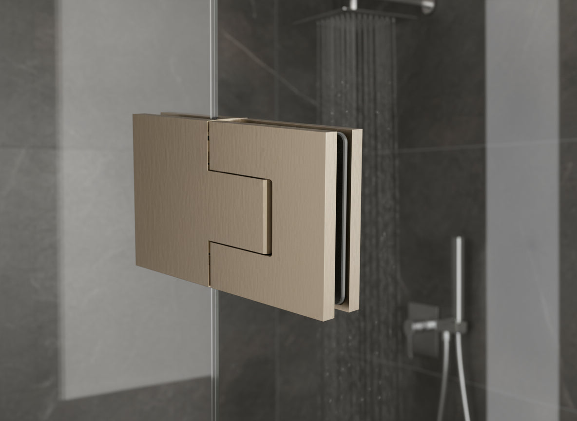 Bellagio Pendeltürband 180° Glas-Glas BEL380 – 50 kg, 8/10 mm ESG, 11 Oberflächen