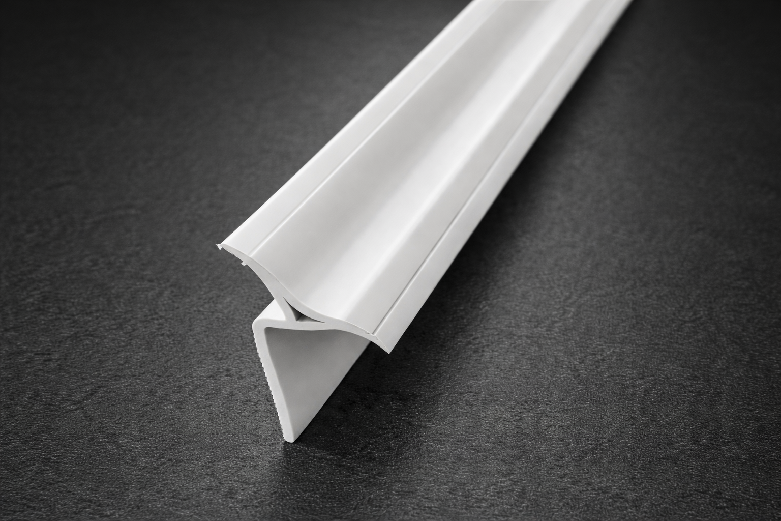 Fugenabdeckprofil BP/25 – PVC weiß, Duschwanne zur Wand