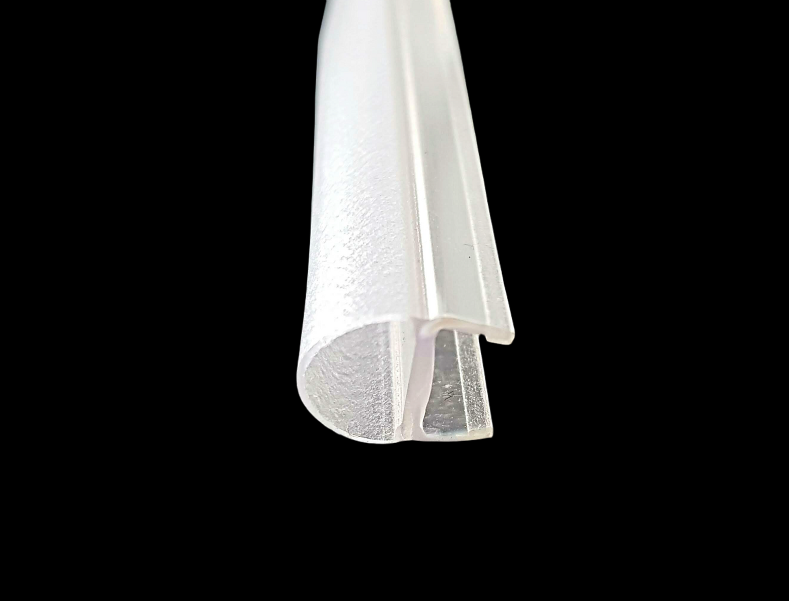 Streifdichtung (Ballondichtung) mit kurzem Glaseinstand – Für 8 mm Glas, Lücken 8-9 mm – Art.Nr. PCR8S