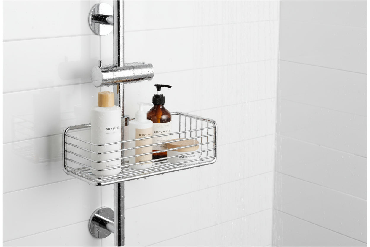 Smedbo Sideline Gitterkorb DK1106 – für Brausestange Ø 18–25 mm Chrom