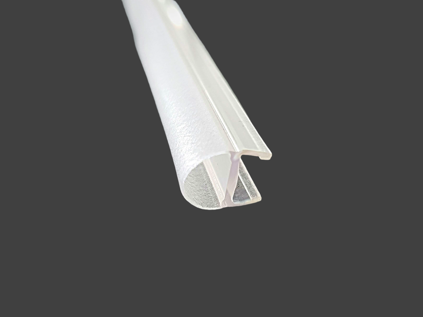 Streifdichtung (Ballondichtung) mit kurzem Glaseinstand – Für 8 mm Glas, Lücken 8-9 mm – Art.Nr. PCR8S