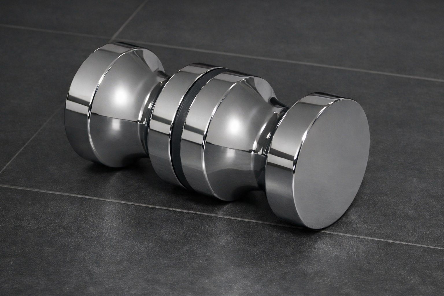 Duschtürgriff rund Ø 30 mm – Messing, 6-12 mm Glas, 12 Oberflächen – Art.Nr. EUSDK1