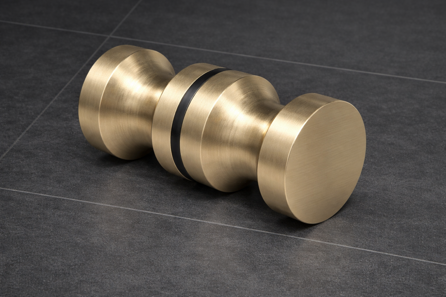 Dusch-Türgriff EUSDK1 – rund Ø 30 mm Messing, 6–12 mm Glas, 11 Oberflächen