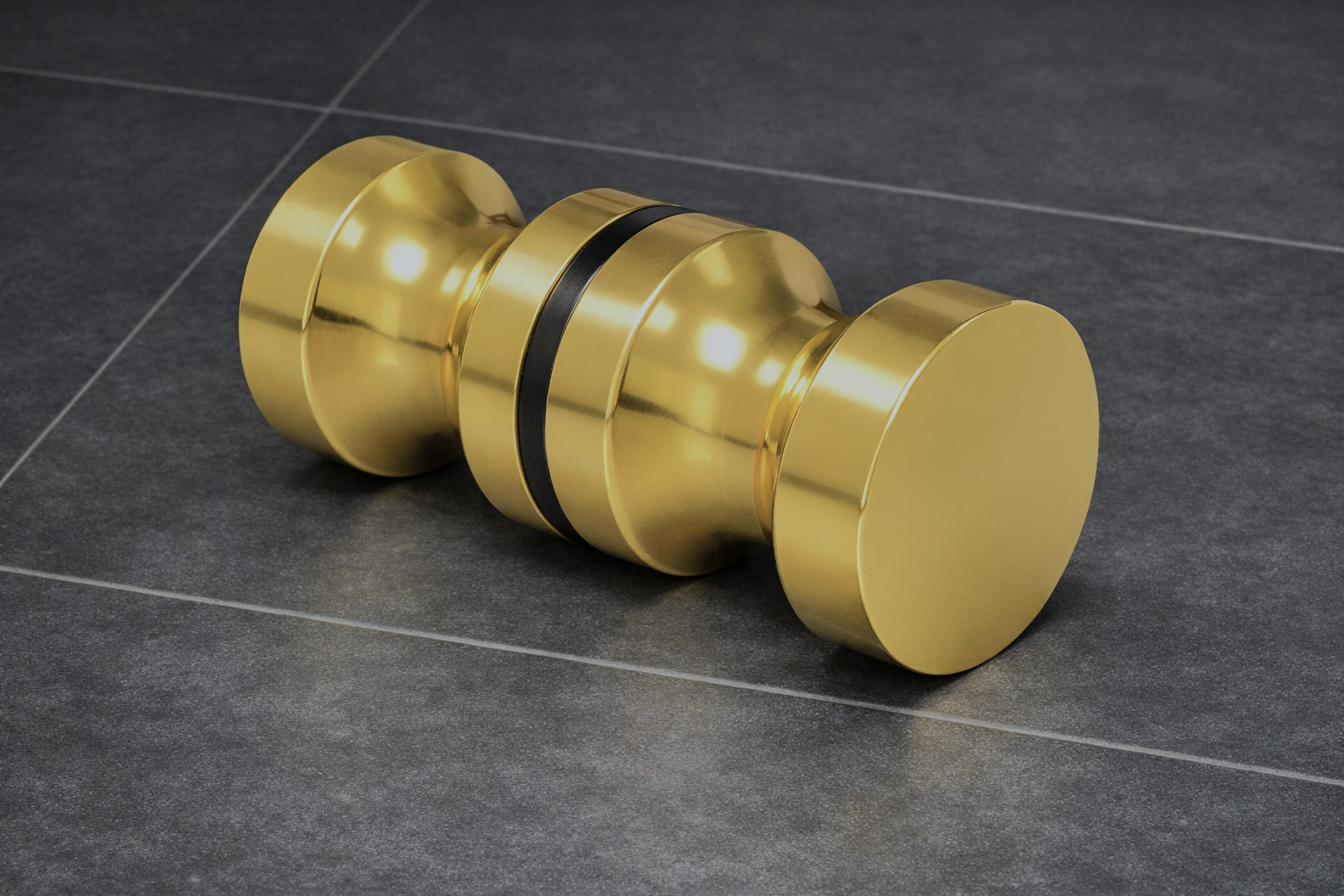 Dusch-Türgriff EUSDK1 – rund Ø 30 mm Messing, 6–12 mm Glas, 11 Oberflächen