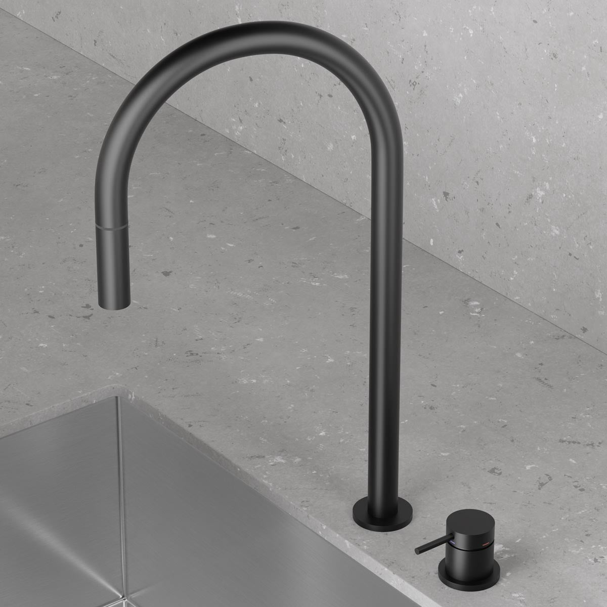 ScandTap Harmonized K2P Küchenarmatur, Schwarz