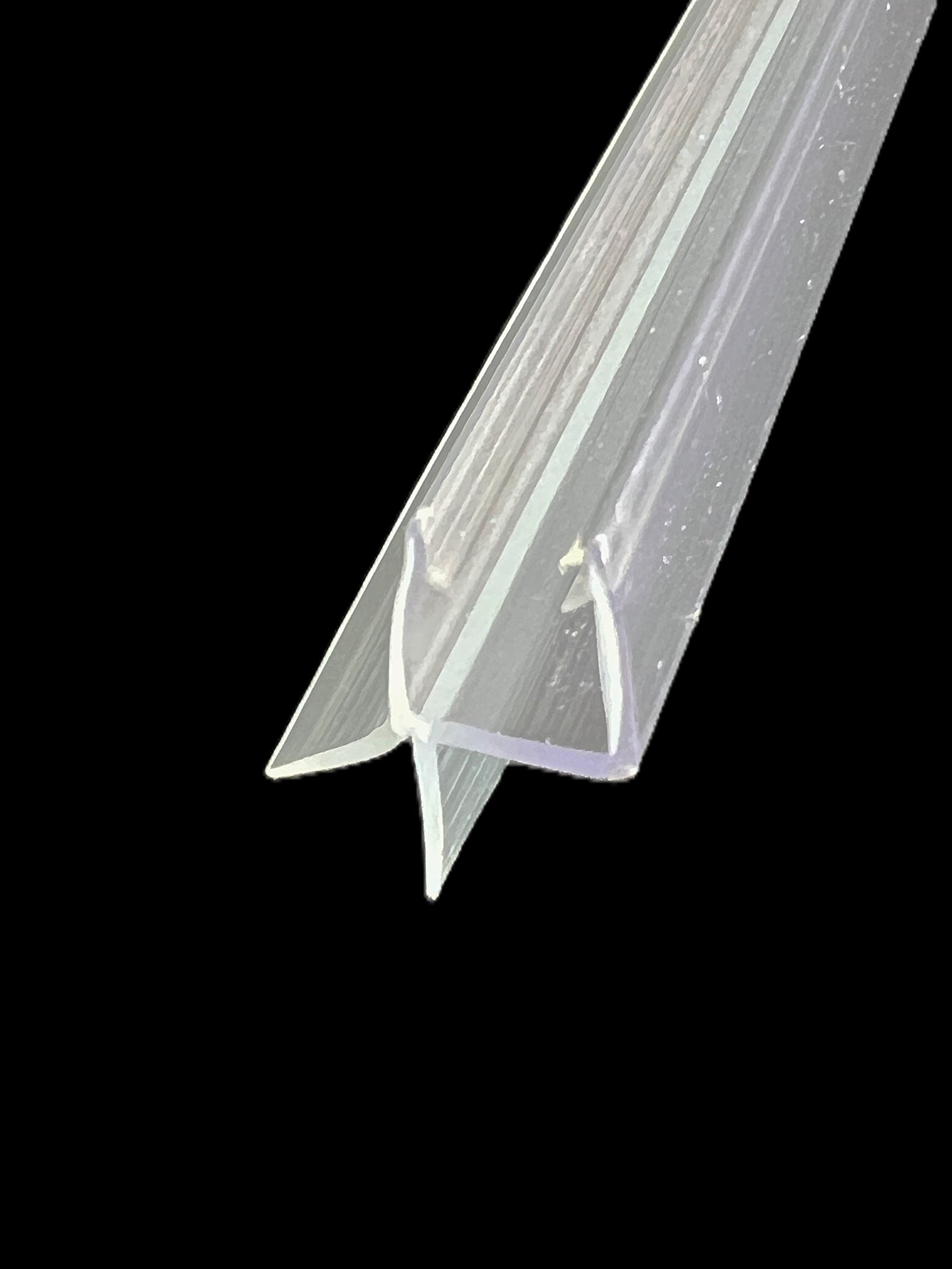 Schleiflippendichtung mit Abtropfleiste innen – Für 8 mm Glas, Lücken 10-12 mm – Art.Nr. 835