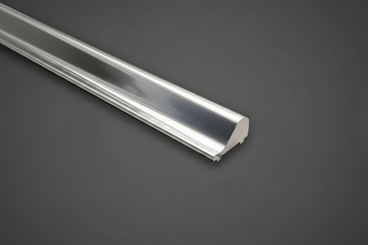 Schwallprofil S1L – Metall Vollmaterial 15 × 9 mm, 100–240 cm