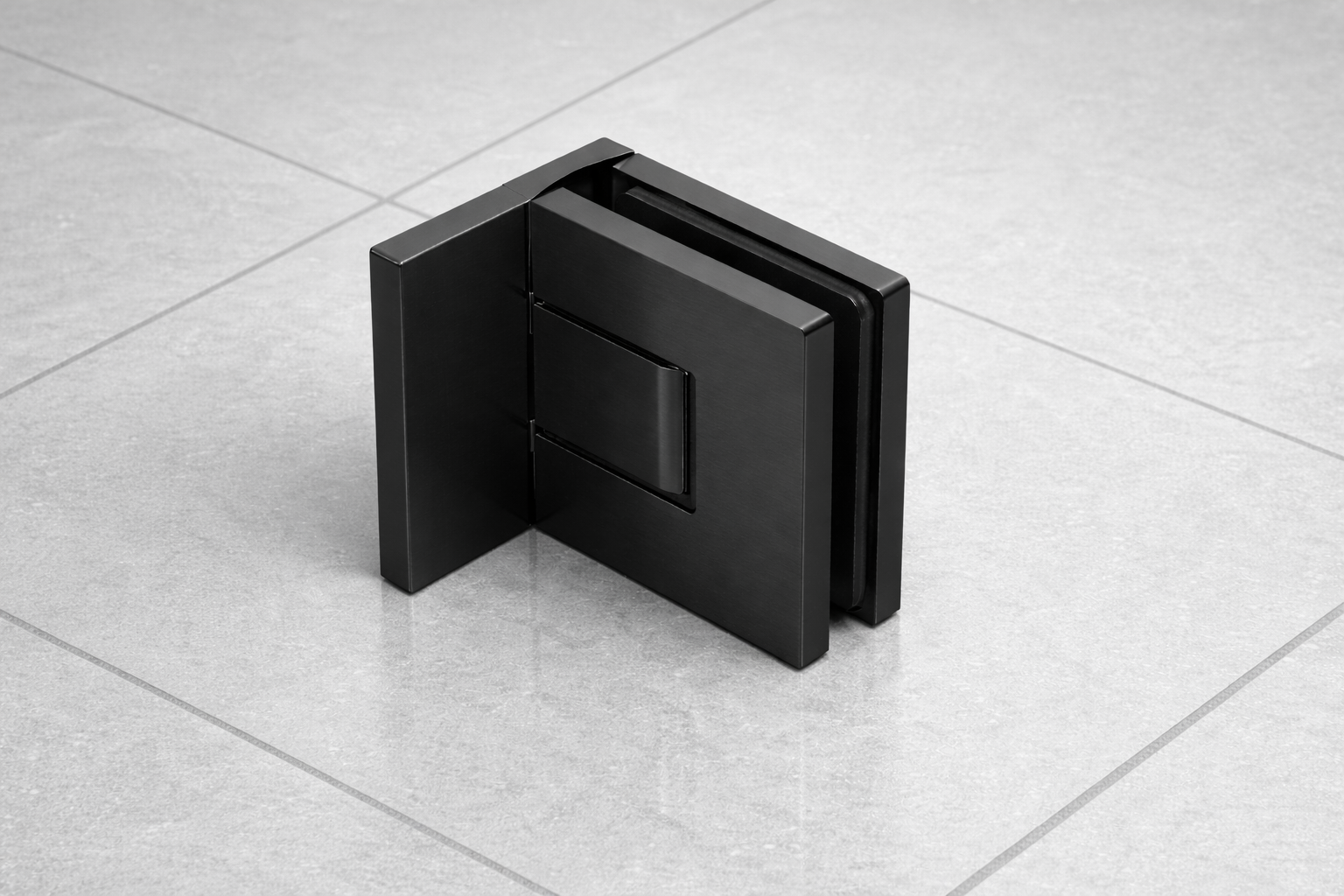 Nobiallo Pendeltürband 90° Glas-Wand Hebe-Senk – 50 kg, 8/10 mm ESG