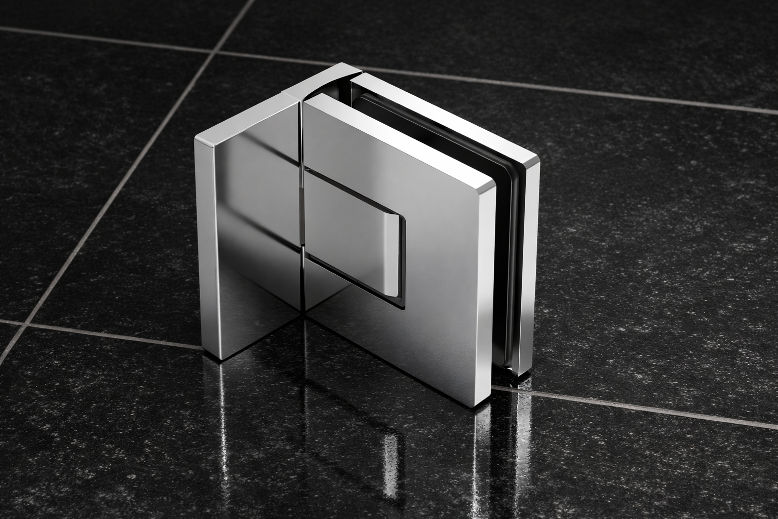 Nobiallo Pendeltürband 90° Glas-Wand Hebe-Senk – 50 kg, 8/10 mm ESG