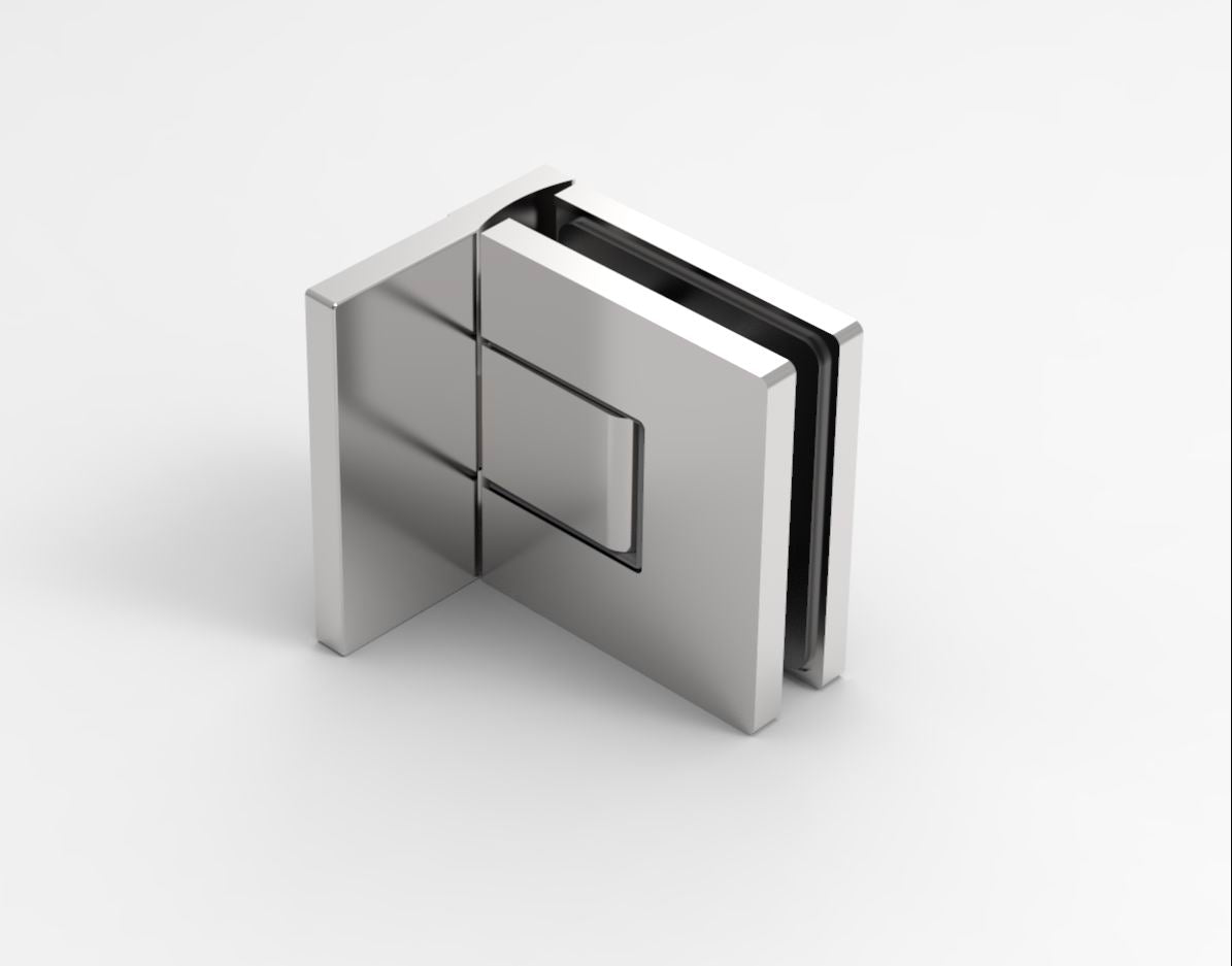 Nobiallo Pendeltürband 90° Glas-Wand Hebe-Senk – 50 kg, 8/10 mm ESG