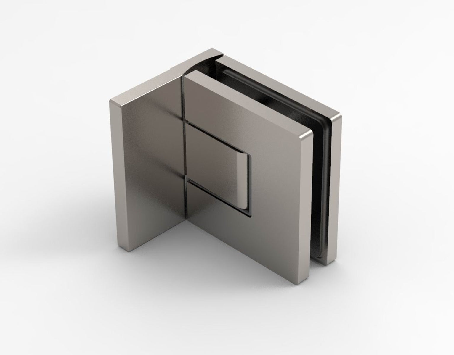 Nobiallo Pendeltürband 90° Glas-Wand Hebe-Senk – 50 kg, 8/10 mm ESG