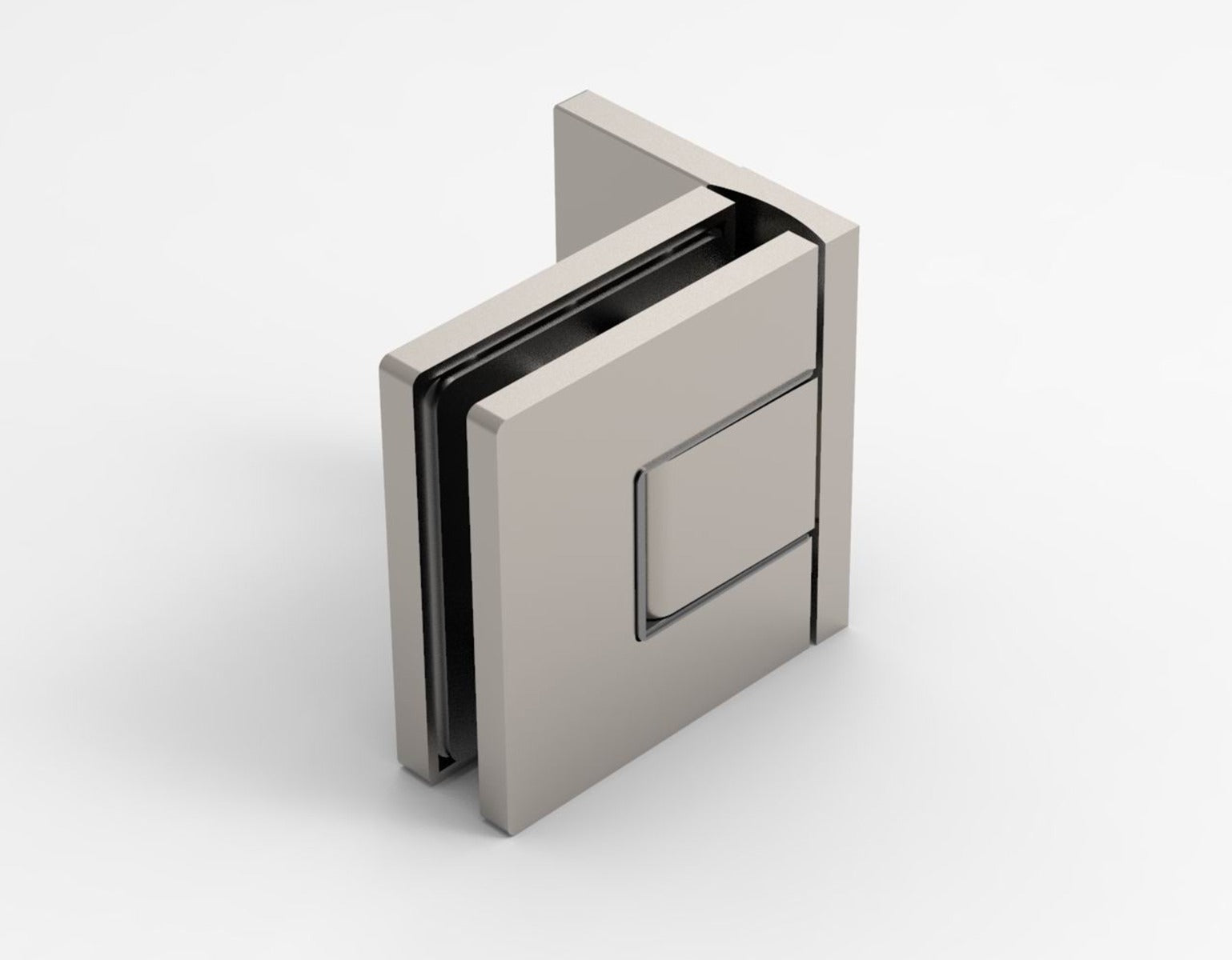 Nobiallo Pendeltürband 90° Glas-Wand Hebe-Senk – 50 kg, 8/10 mm ESG