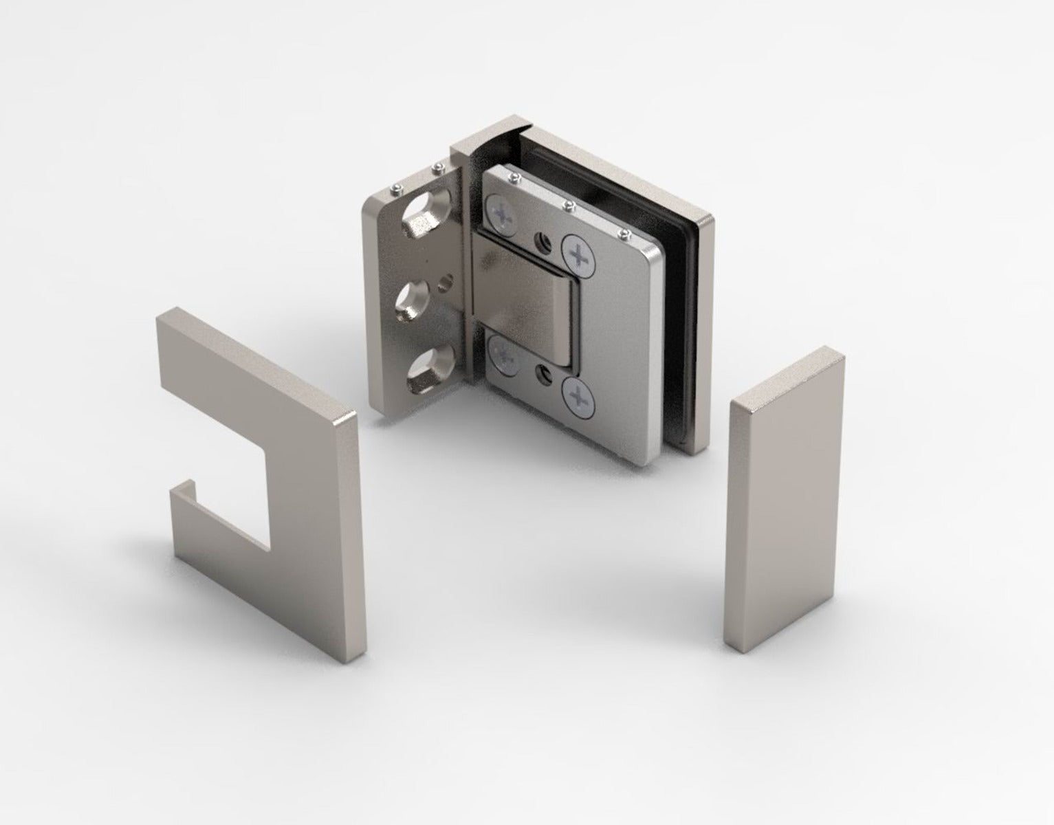 Nobiallo Pendeltürband 90° Glas-Wand Hebe-Senk – 50 kg, 8/10 mm ESG